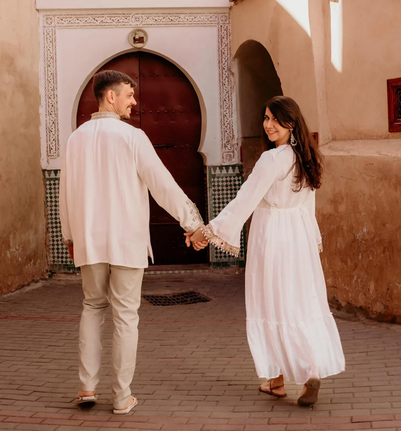 Henna ceremony detail at a destination wedding in Morocco